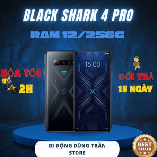 ĐIỆN THOẠI BLACK SHARK 4 PRO CHUYÊN CHƠI GAME MÁY ĐẸP NHƯ MỚI 2 SIM RAM 12/256G