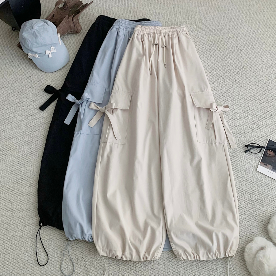 QUẦN VẢI DÙ ĐƯỢC 2 KIỂU ỐNG RỘNG VÀ JOGGER FORM RỘNG NHIỀU - LIZE - 3568- JEMCLOSET