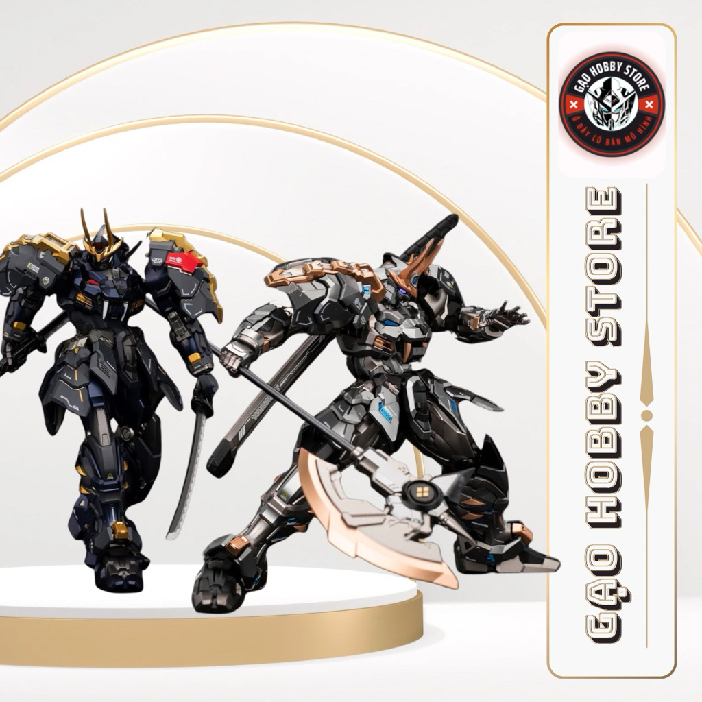 [Hàng Sẵn] Mô Hình Lắp Sẵn 1/100 Takeda Shingen Black & Sliver Moshow (Phiên bản giới hạn)