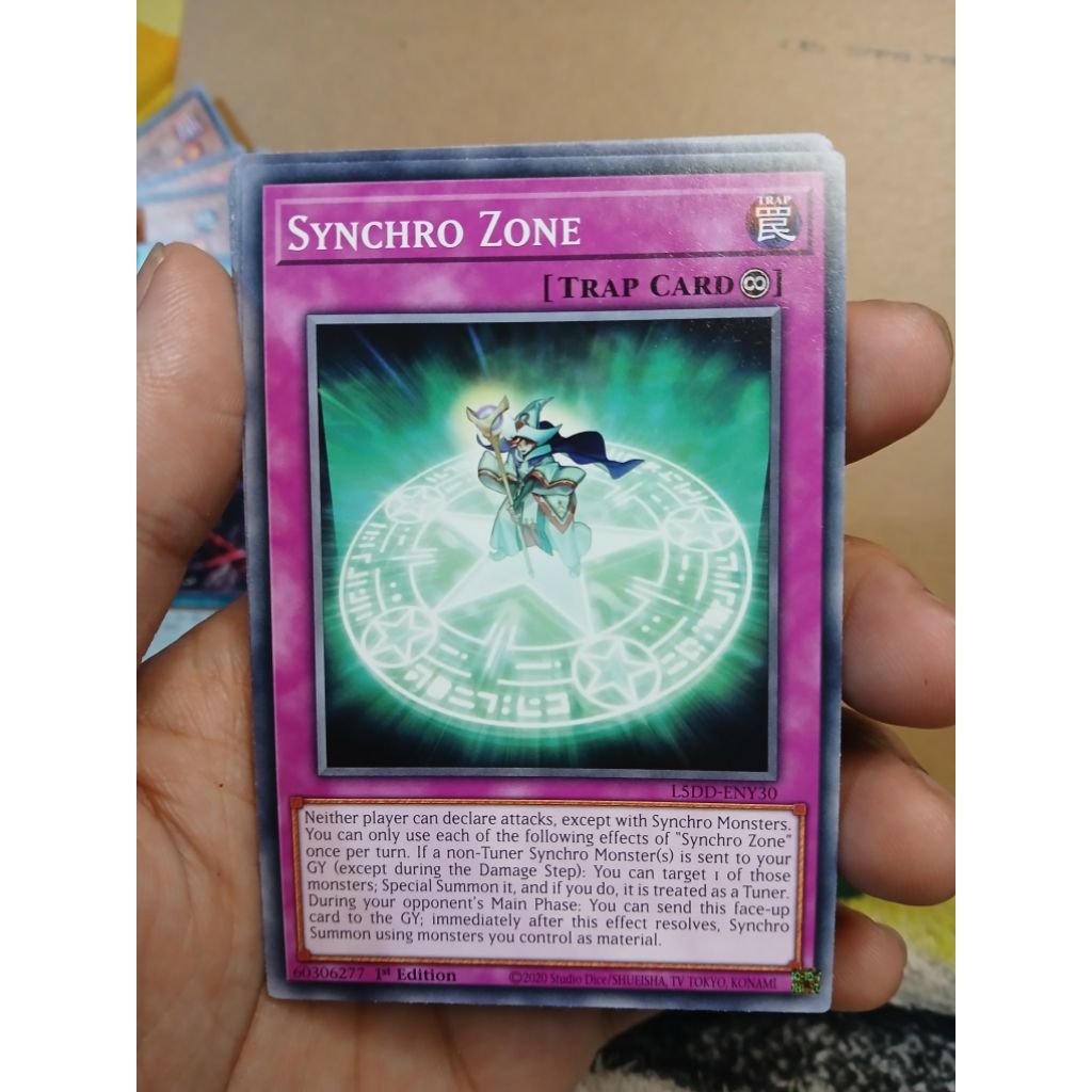 [Yugioh Biên Hòa Store] 1 lá thẻ bài L5DD-ENY30 Synchro Zone : Common 1st