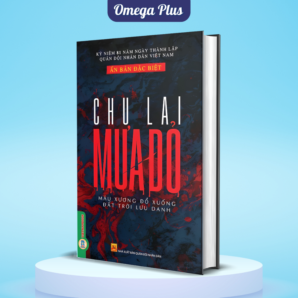 Sách Mưa Đỏ - Chu Lai (Ấn Bản Đặc Biệt Giới Hạn, Có Chữ Ký Tác Giả, Hộp Gỗ Và Bìa Cứng Áo Ôm + Bản T