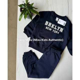Combo set quần áo bé trai bé gái HM Auth