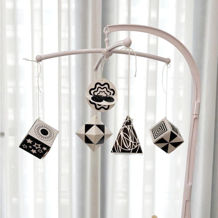 Treo nôi cũi kích thích thị giác cho trẻ sơ sinh đồ chơi giáo dục sớm Montessori giúp bé phát triển toàn diện