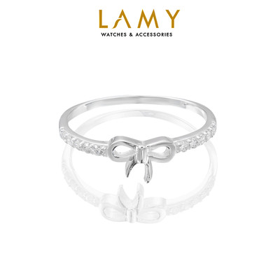Nhẫn bạc nữ LAMY Bow Delight Silver Ring 8278