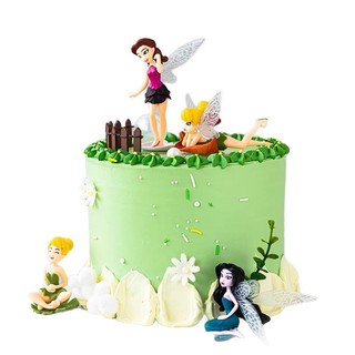 Sét 6 tiên cánh trang trí bánh kem, làm đồ chơi, quà tặng kích thước 10cm