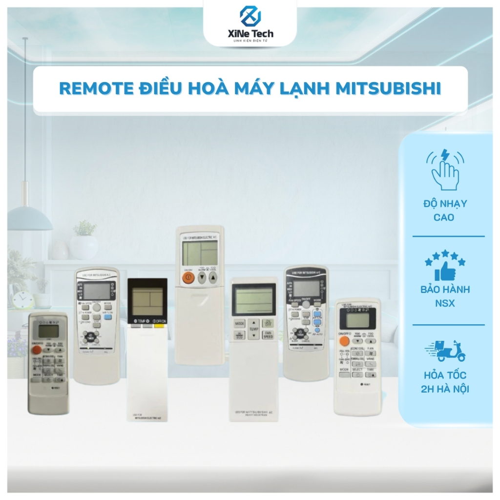 Điều khiển/Remote điều hoà máy lạnh Mitsubishi