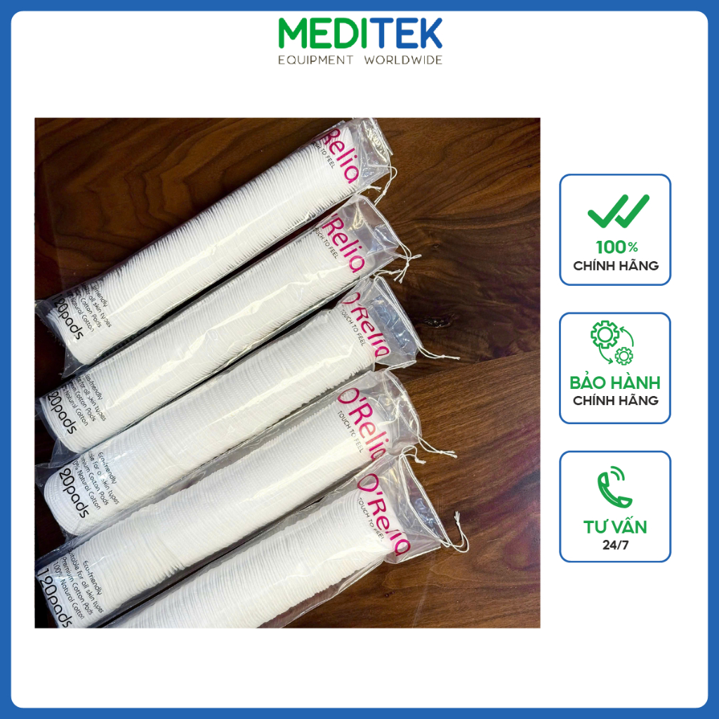 Bông tẩy trang O’RELIA, Bông tự nhiên mềm mại