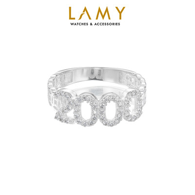 Nhẫn bạc LAMY Kim tiền 2000 Birth Year Ring Silver 8173 - Nhẫn bạc ta cao cấp