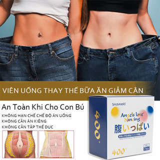  SAUSANDO nhập khẩu Nhật Bản - viên giảm cân - giảm cân cấp tốc trong 7 ngày - giảm mỡ bụng 