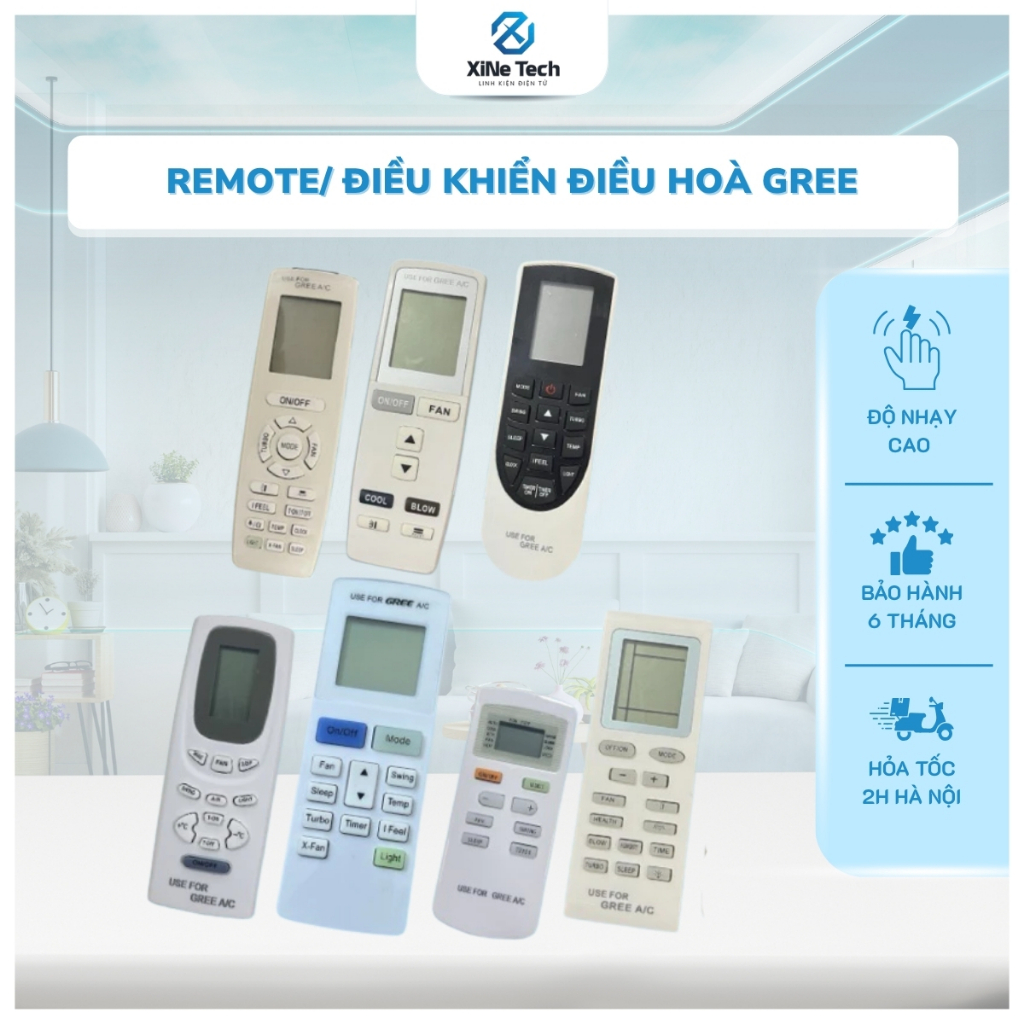 REMOTE/ ĐIỀU KHIỂN ĐIỀU HOÀ GREE