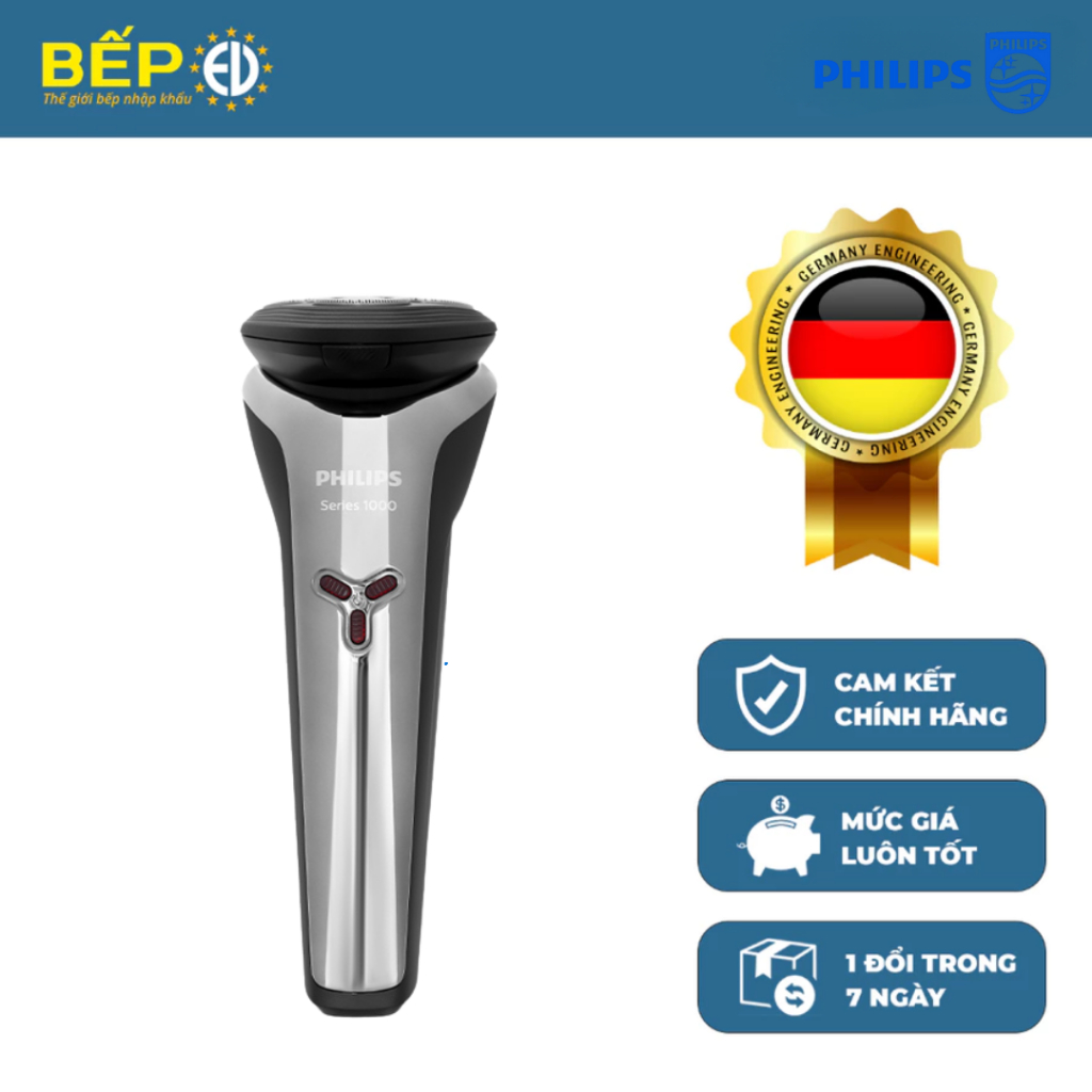 Máy Cạo Râu Khô Và Ướt Philips S1301/02