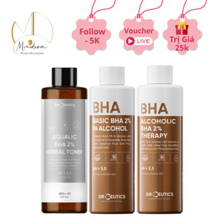  Tẩy tế bào chết DrCeutics BHA 2% dung dịch làm sạch và cân bằng da 200ml 