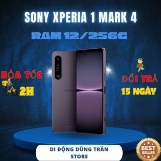  điện thoại sony xperia 1 mark 4 máy đẹp nguyên zin 2 sim ram 12 256g chíp 8 gen 1 cực mạnh chụp hình siêu đẹp 