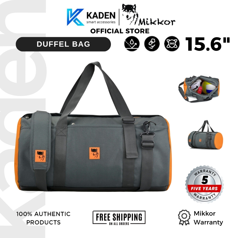 [BH 5 NĂM] Túi Du Lịch Mikkor The Sporty Gear 3-Trong-1 35L, Đeo Balo, Chống Nước, Nhẹ 700g, Đi Gym,