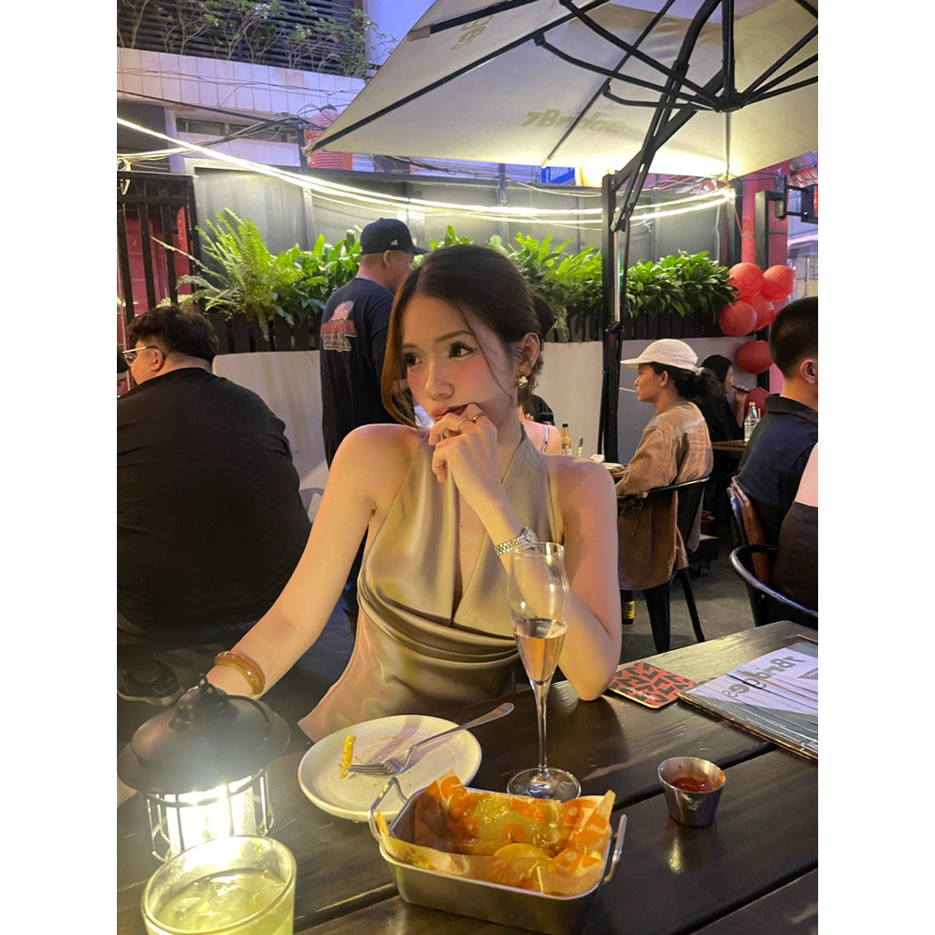 (Sẵn Hoả tốc) Áo Cổ Đổ Madeline Top Lụa Tô Châu Mặc 2 kiểu Siêu Xinh - Babiche Attire | BigBuy360 - bigbuy360.vn