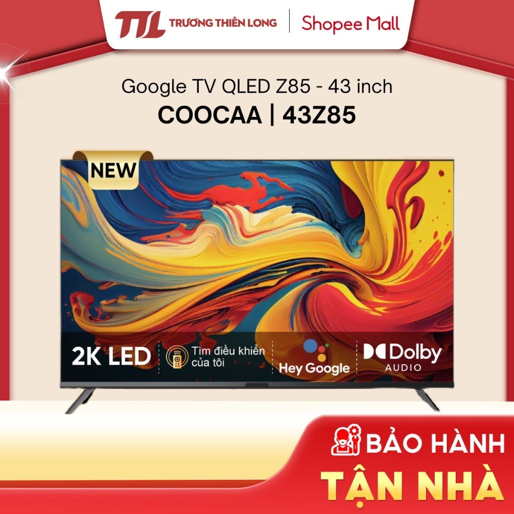 [Shopee - Lắp đặt 0Đ HN HCM] 43Z85 || 32Z85  - Google TV QLED 32 Inch | 43 Inch Z85 - Bảo Hành Chinh