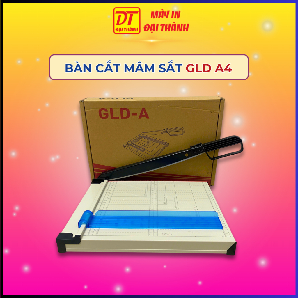 Bàn Cắt Giấy Mâm Sắt GLD - A4 Lên Đến 10 Tờ / Lần