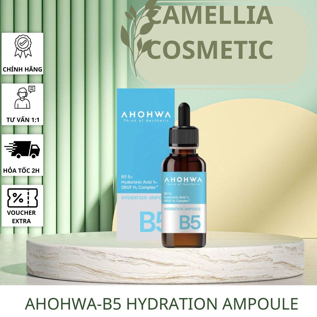 Serum Tinh Chất Phục Hồi Ahohwa Hydration Ampoule B5 50ml