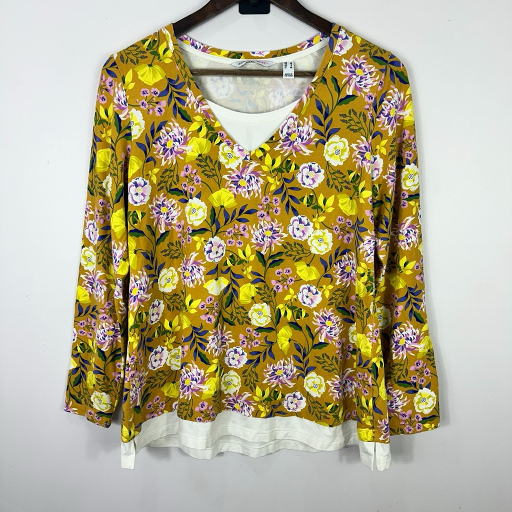 #Isaac Mizrahi Live #áo thun bigsize nữ hoa lá #vnxk (vui lòng đọc thêm mô tả👇và ib nếu cần)