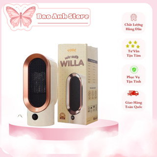 Máy Sưởi Willa Tobé Mini – Sưởi Ấm Nhanh, An Toàn Cho Bé, Tiết Kiệm Điện Bảo Vệ Tổ Ấm Gia Đình