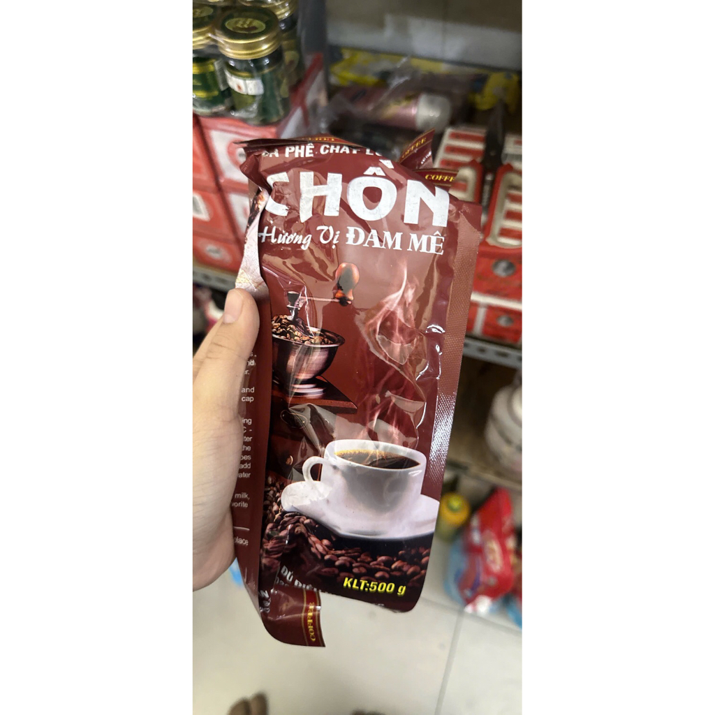 Combo 6  [Chồn Buôn Mê] Cafe chồn buôn mê thuột hương phố núi túi 500g. Cà phê đen, cafe pha phin ch