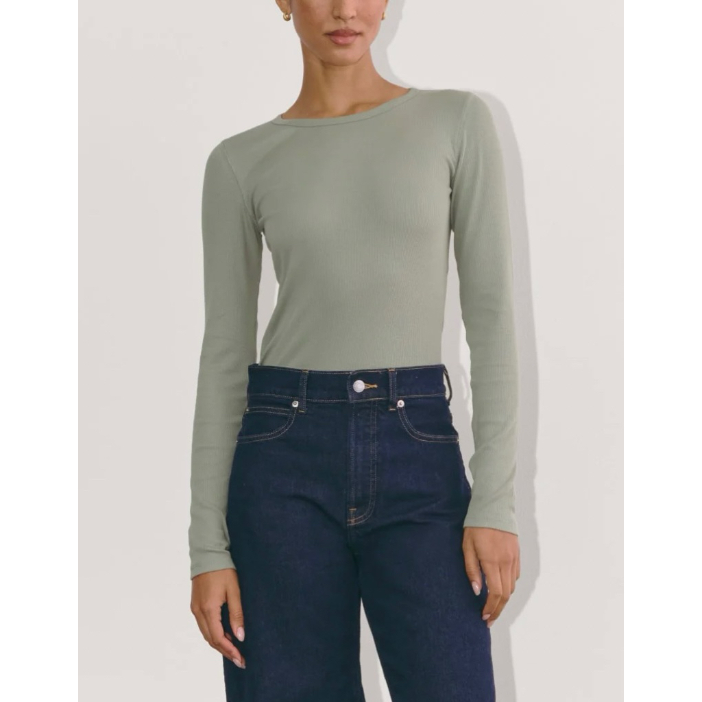 Áo thun gân tay dài Everlane