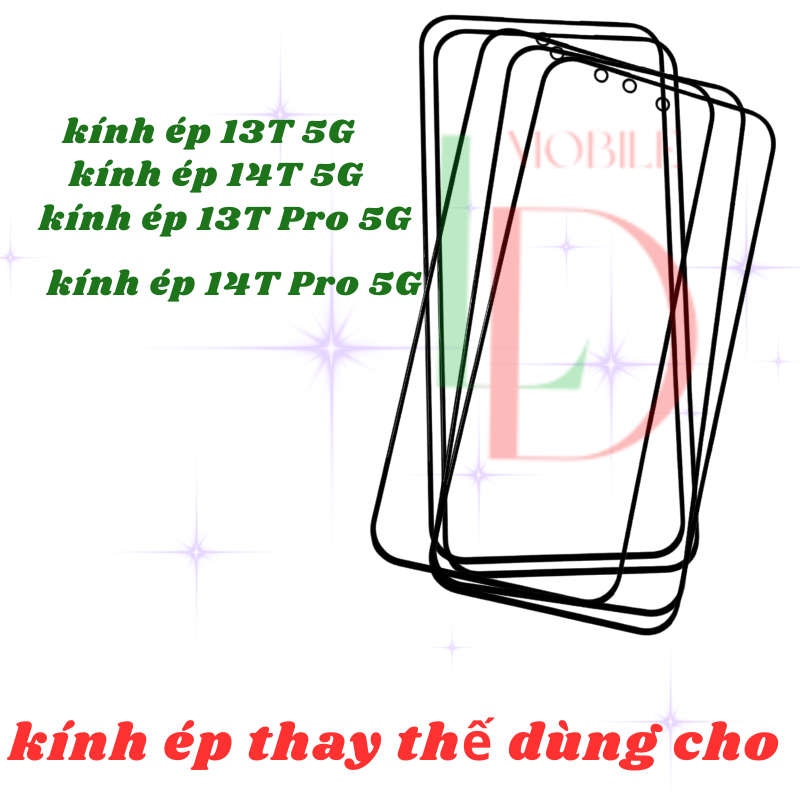 Mặt kính XM 13T 5G/ 13T Pro 5G/ 14T 5G/ 14T Pro 5G | Linh kiện ép kính thay thế ngoài màn hình