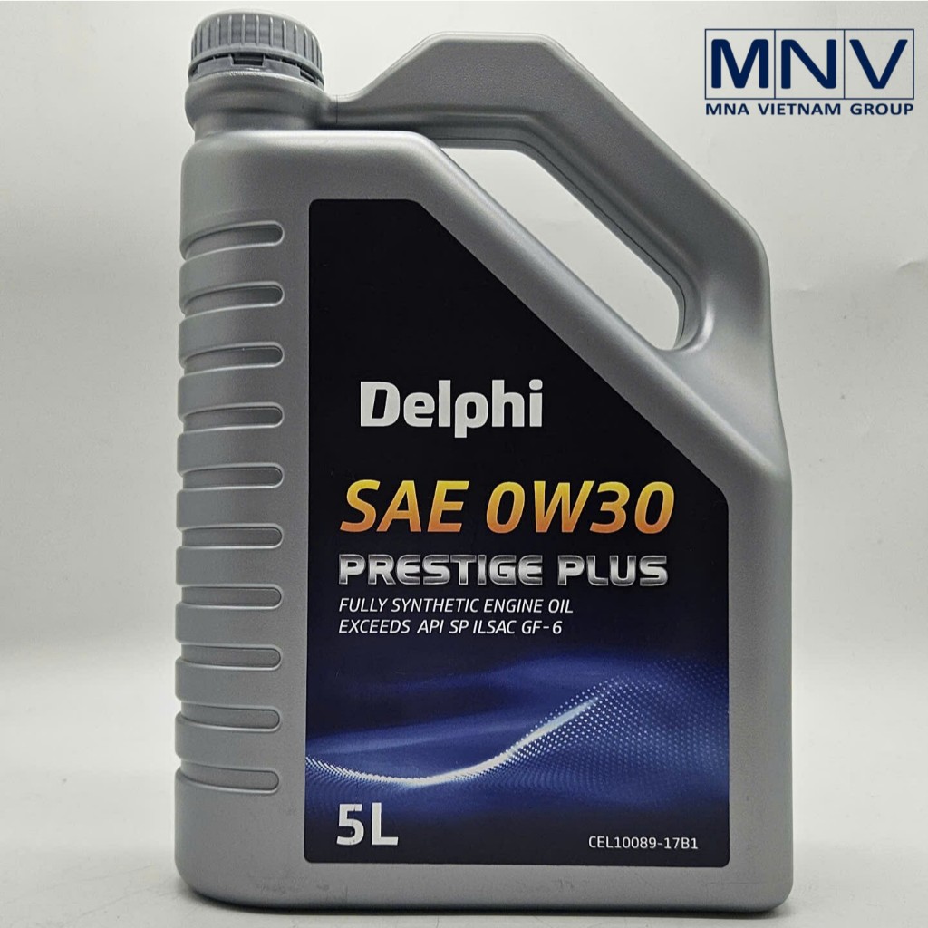 Dầu bôi trơn động cơ DEL-SAE 0W30 DELPHI PRESTIGE PLUS SAE 0W30