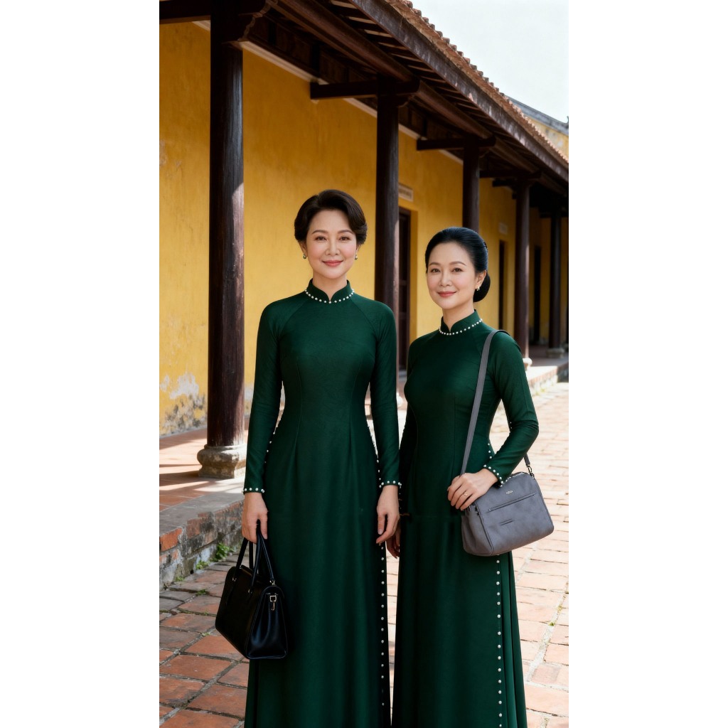 Set áo dài cách tân nữ Chang Store MB9( Áo Hà Lan)