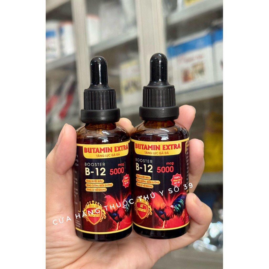 50ml Butamin Extra vitamin B12 5000 dùng cho gà chọi