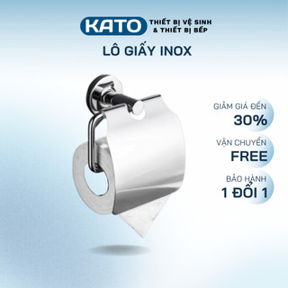  Hộp đựng giấy vệ sinh lô giấy có khay để điện thoại gắn tường inox 304 tròn cuộn nhỏ nhà tắm K59 