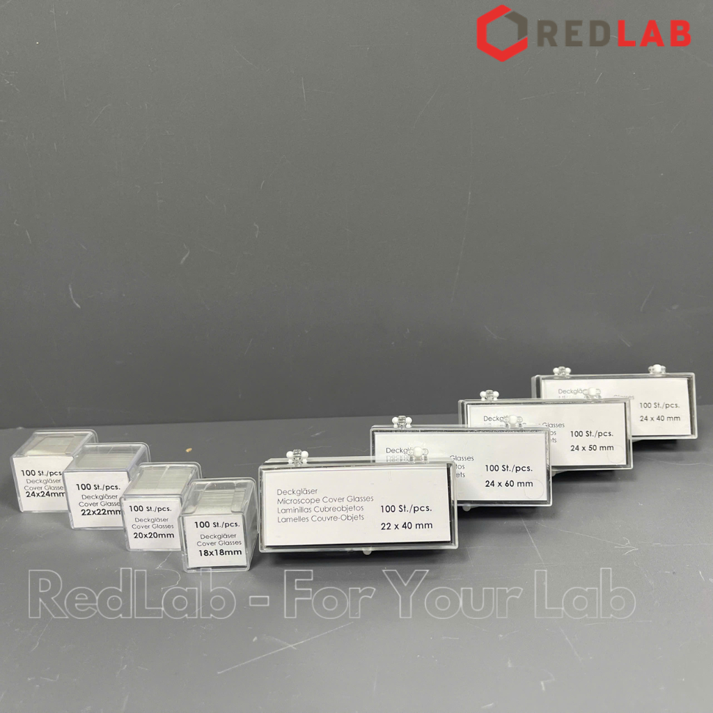 Lamen phiến kính MARIENFELD Đức cover glass 15x15 18x18 20x20 22x22 24x24 22x40 24x40 24x50 24x60 mm