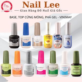   MS18  Base Top Cứng móng Vinimay hàng VN gia công tiết kiệm chi phí bộ liên kết gel nail box làm móng 
