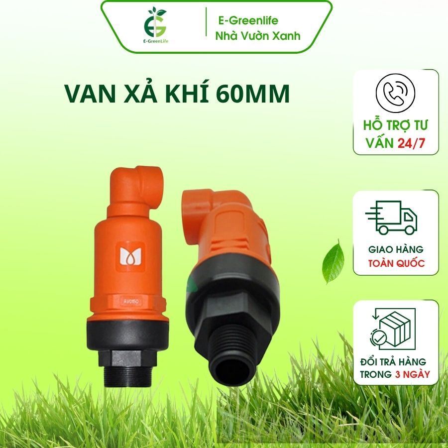 Van xả khí 60 - Van xả khí cho hệ thống tưới - Van xả khí kết hợp 60 - E-Greenlife
