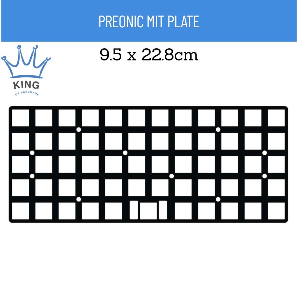 Preonic Plate - Switch Housing 14mm bằng mica.