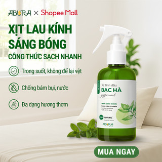 Xịt Lau Kính ABURA 100/300/500ml  - Sáng Bóng Trong Suốt, Không Để Lại Vệt, Chống Bám Bụi