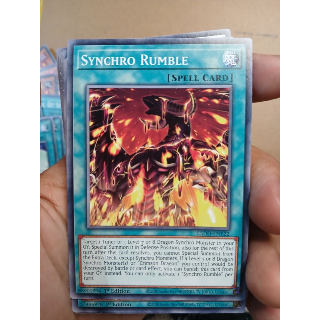 [Yugioh Biên Hòa Store] 1 lá thẻ bài Synchro Rumble - 1st Edition L5DD-ENY22