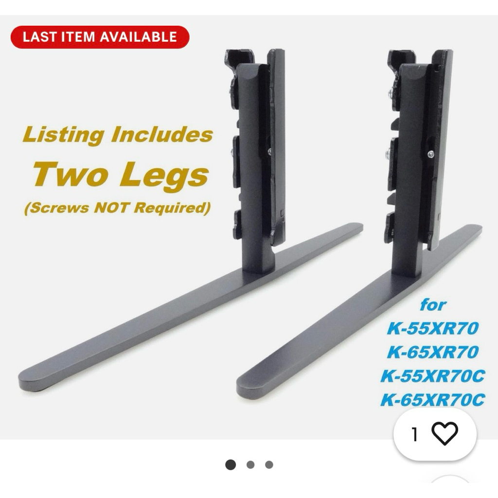 Chân TV Sony K-65XR70, K-55XR70 chính hãng