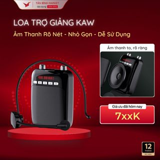 Loa Trợ Giảng Không Dây KAW Zansong M70, Âm Thanh Lớn, Chống Hú, Đa Cổng Kết Nối TF/USB/AUX/FM