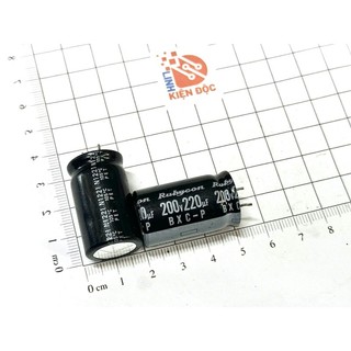 Tụ hóa Rubycon 200V 220uF kích thước 18x30mm