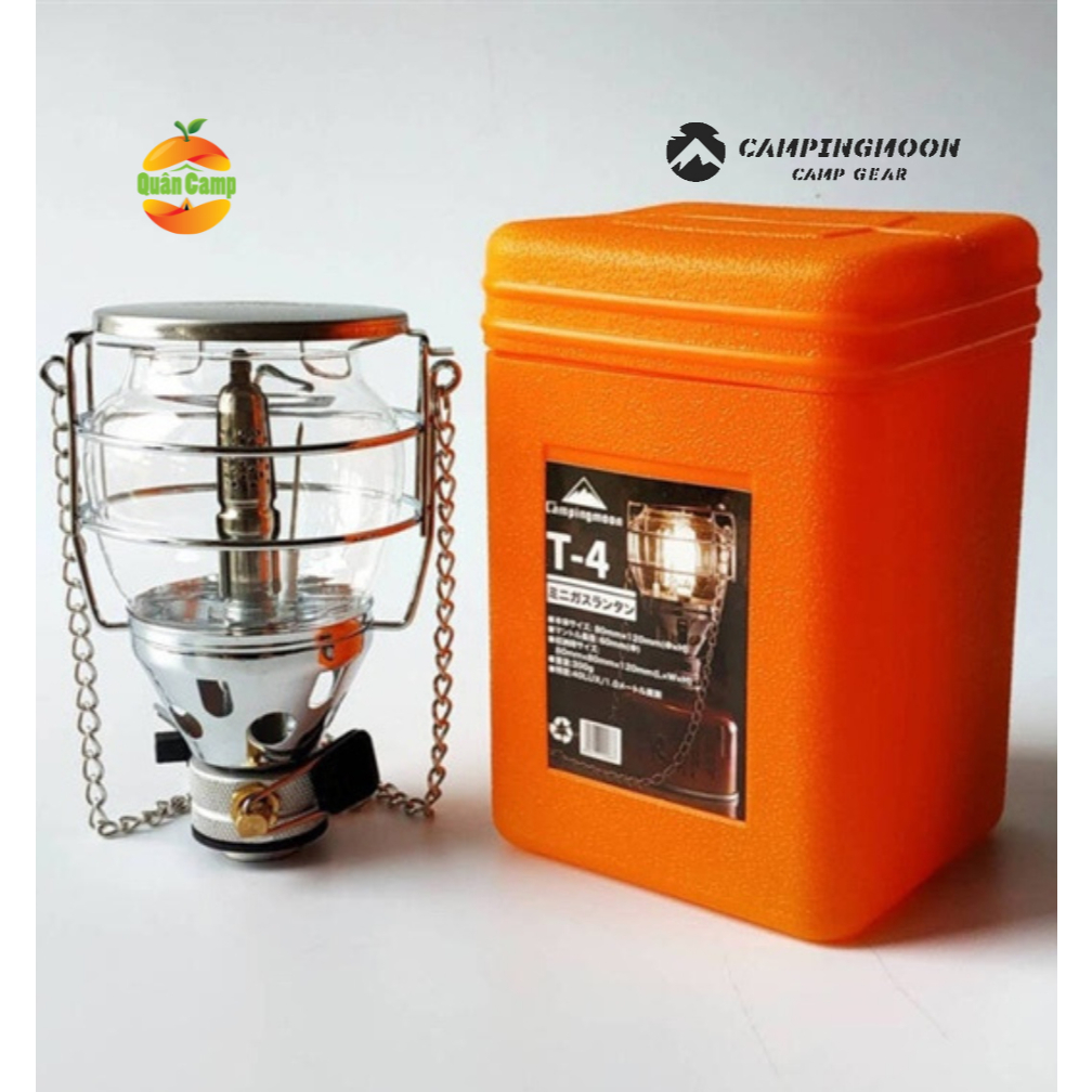 Đèn cắm trại dã ngoại Campingmoon T-4, Độ sáng từ 40-100 lumens, chiếu sáng liên tục 7-8 giờ