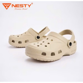   NESTY NE50  - Dép Sục Nguyên Khối Nesty NE50  Tặng 10 Charm Gắn Dép  Đế Cao 2–2,5cm Siêu Nhẹ Êm Ái Full Size Gia Đìn 