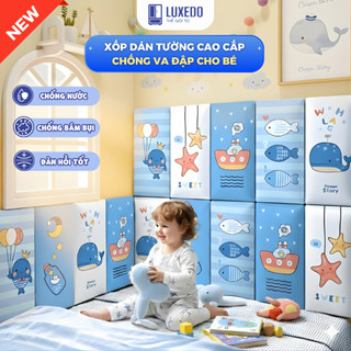  Xốp Dán Tường Chống Va Đập Cao Cấp Miếng Xốp Dán Chân Tường 3D Trang Trí Phòng Ngủ Dán Đầu Giường 