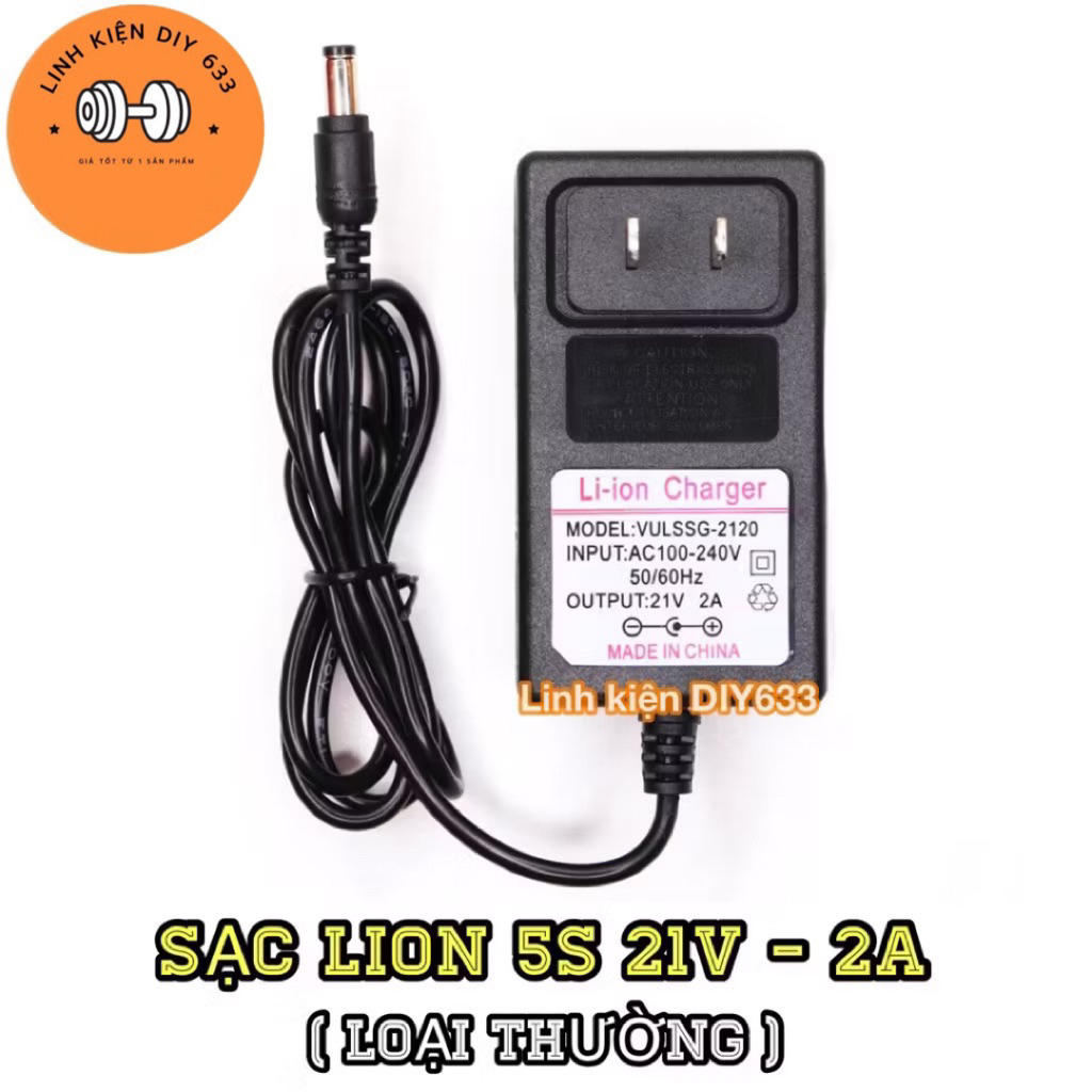 [TV] Sạc Lion 5S 21V - 2A loại thường (DIY633)