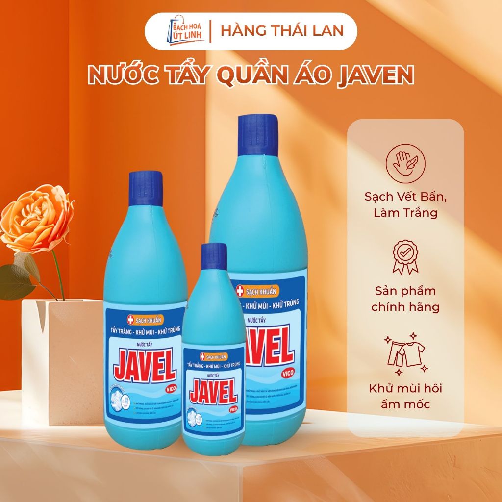 Nước Tẩy Quần Áo Đậm Đặc Javen Tẩy Mọi Vết Bẩn 500ml/1000ml/350ml