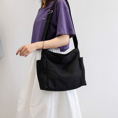 Túi đeo chéo vải canvas nam nữ thời trang HARAS