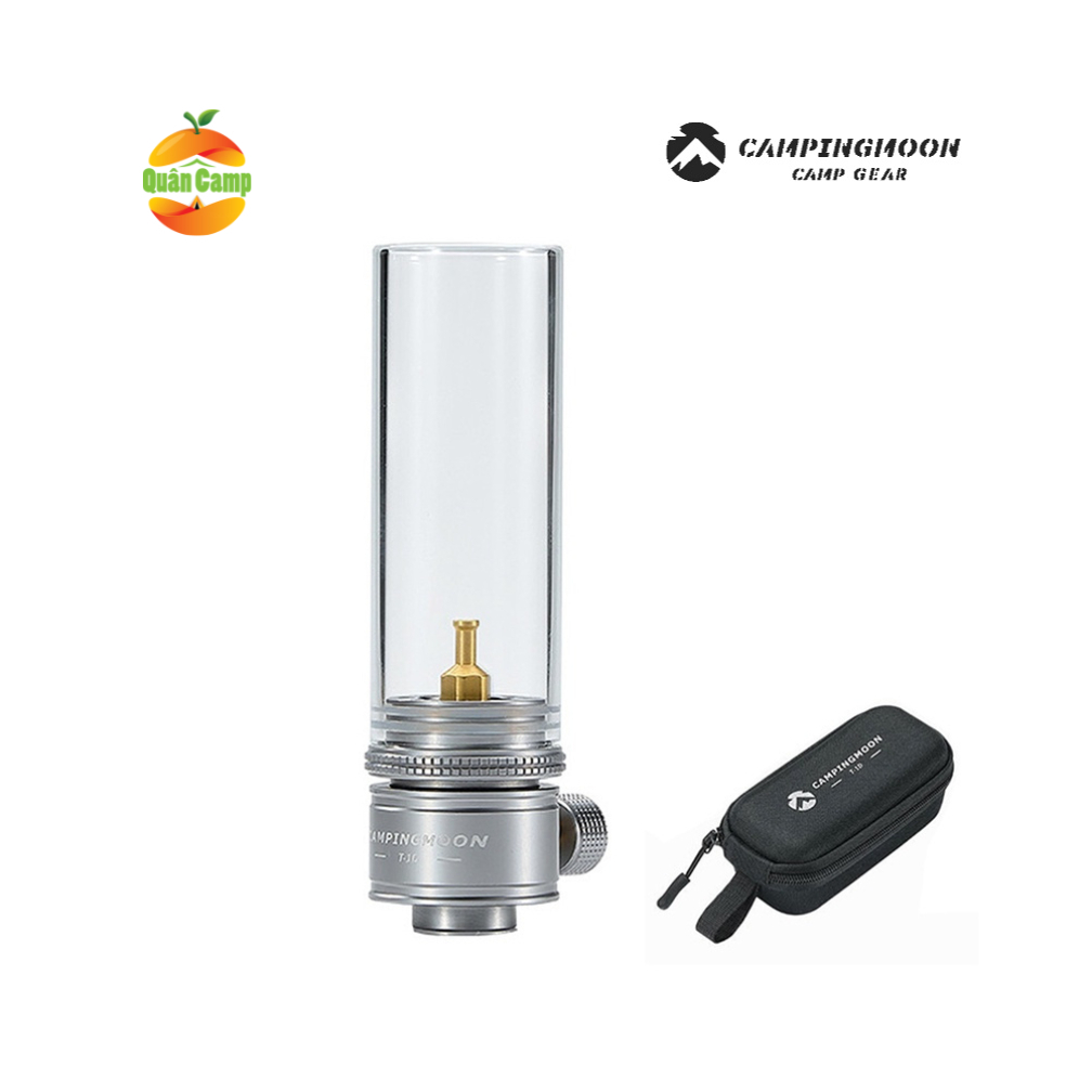 Đèn ga Campingmoon T-1D Camping Lantern, Aluminium Glass Candle