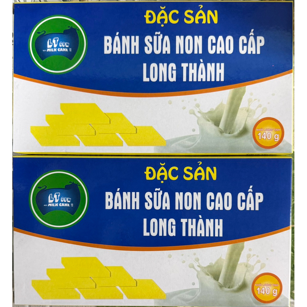 Bánh Sữa Non Cao Cấp Long Thành Milkcake Ít Ngọt - Bánh Sữa Nguyên Chất Long Thành Bánh sữa đặc sản 