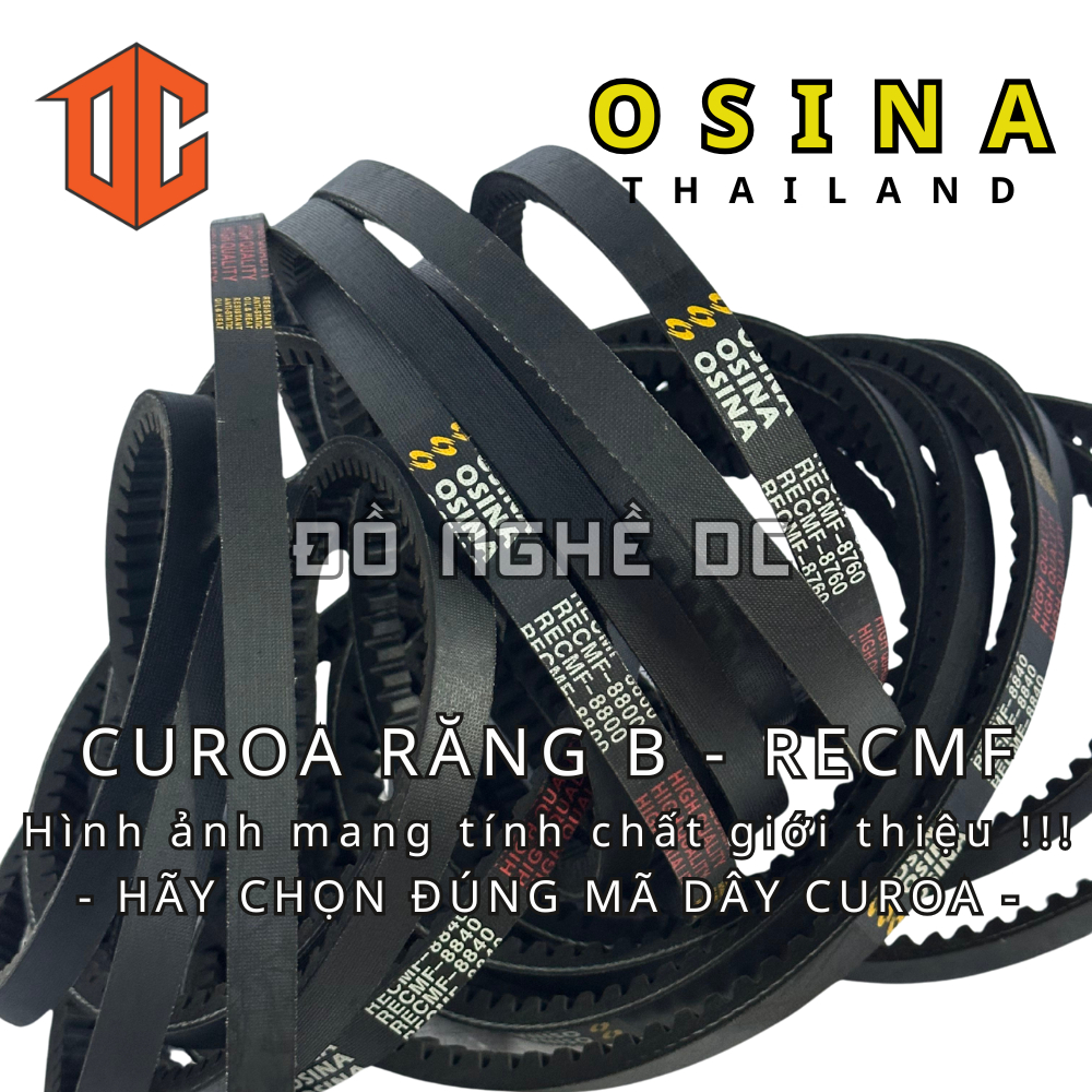 Dây cao su curoa răng RECMF OSINA - Thailand B95 B68 B83 B46 B95 B71 B26 B37 B87 B66 B74 B54 B62 B71