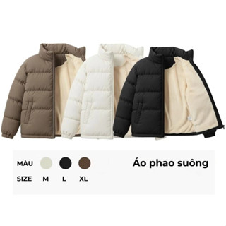  Áo Phao Nam Lót Lông Cừu Siêu Ấm - Áo Khoác Lót Lông Form Dáng Đẹp Chất Vải Dày Dặn Phù Hợp Mùa Thu Đông W11 